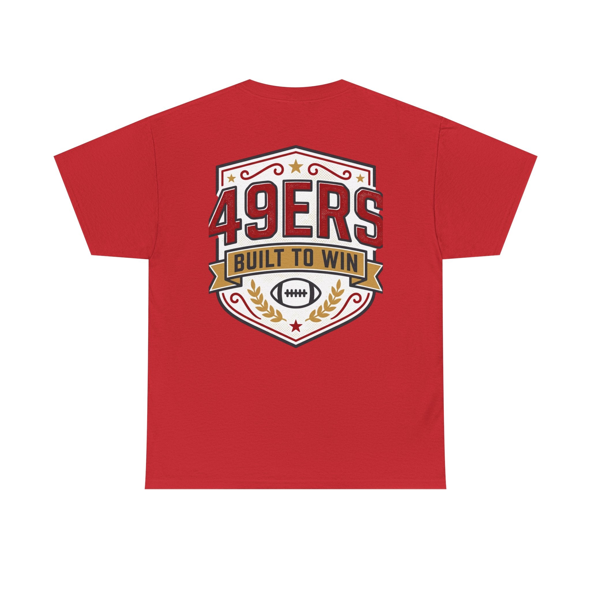 49ers Built to Win Tee | Football Shield Team Spirit