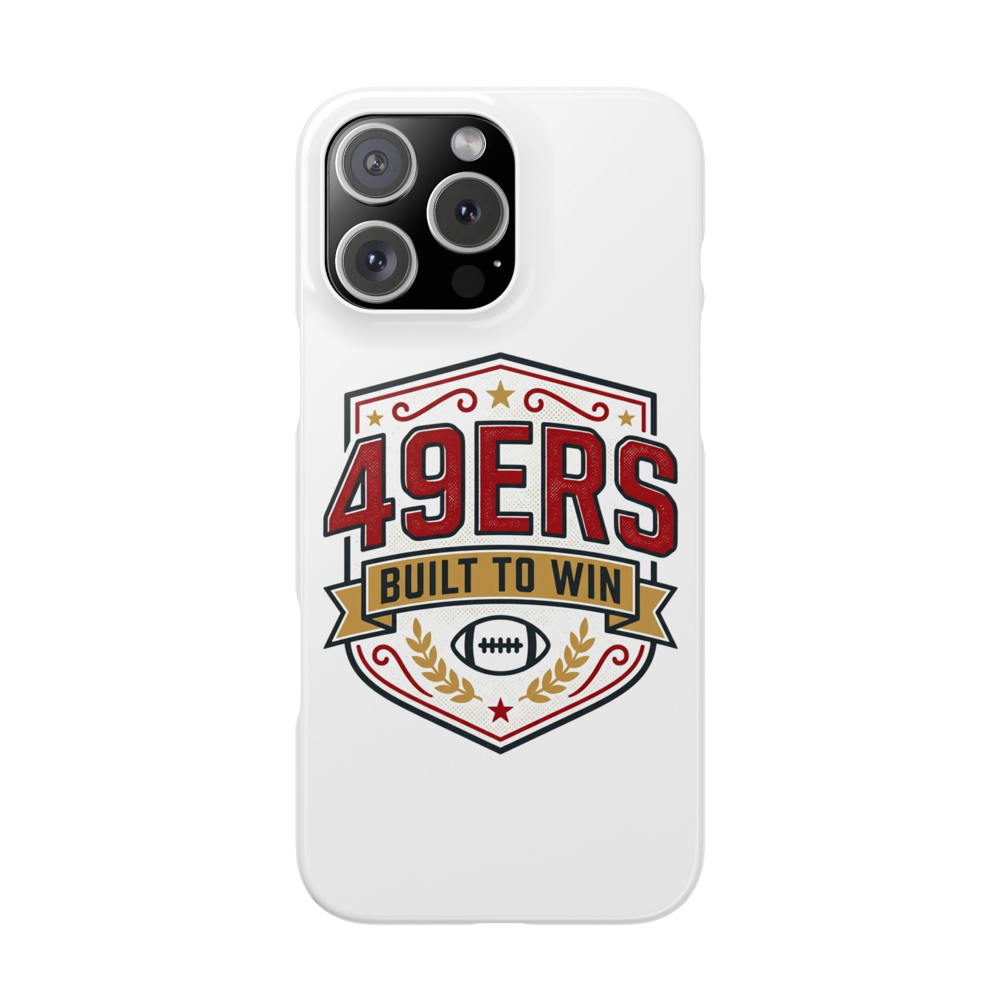 49ers Built to Win phone case | Slim Case