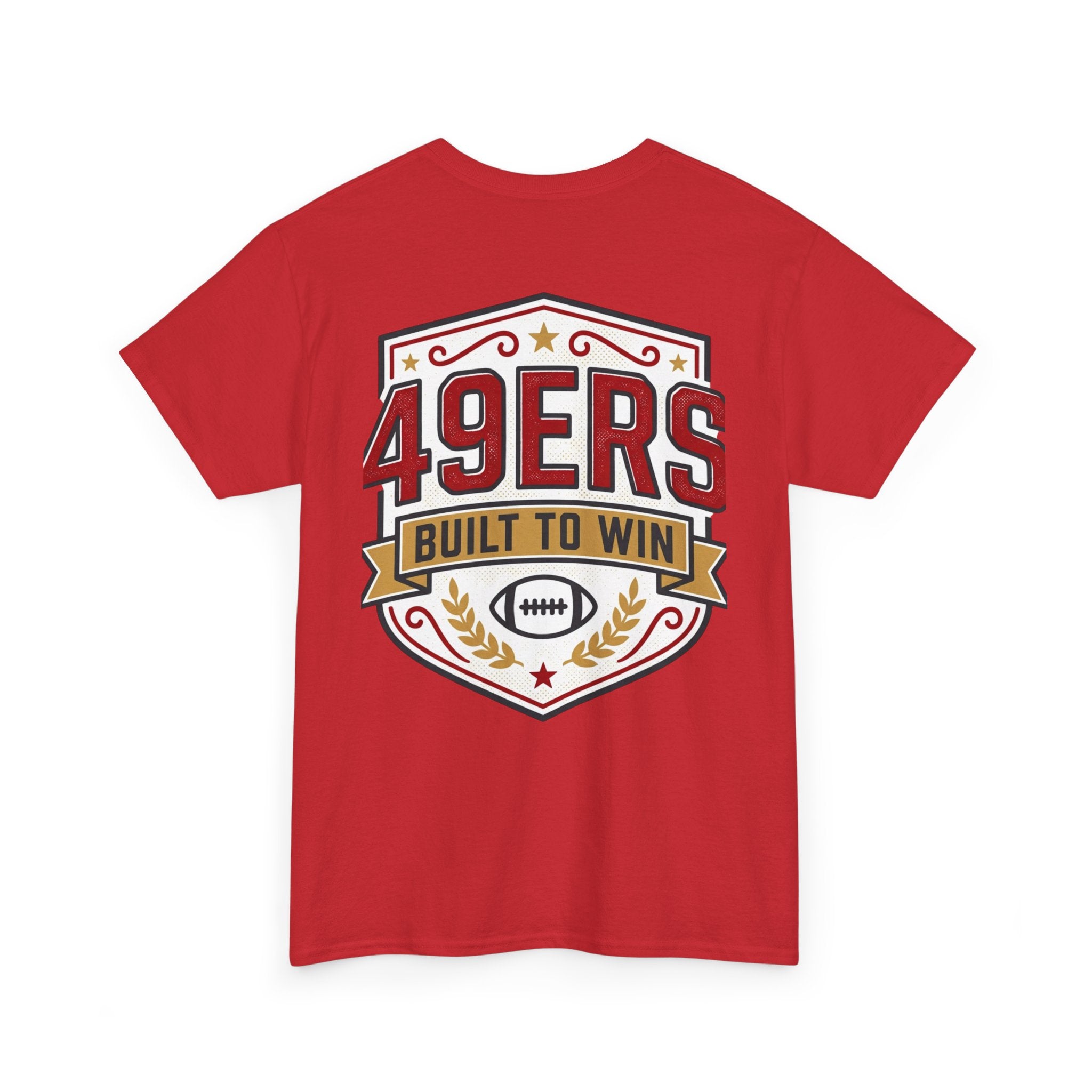 49ers Built to Win Tee | Football Shield Team Spirit