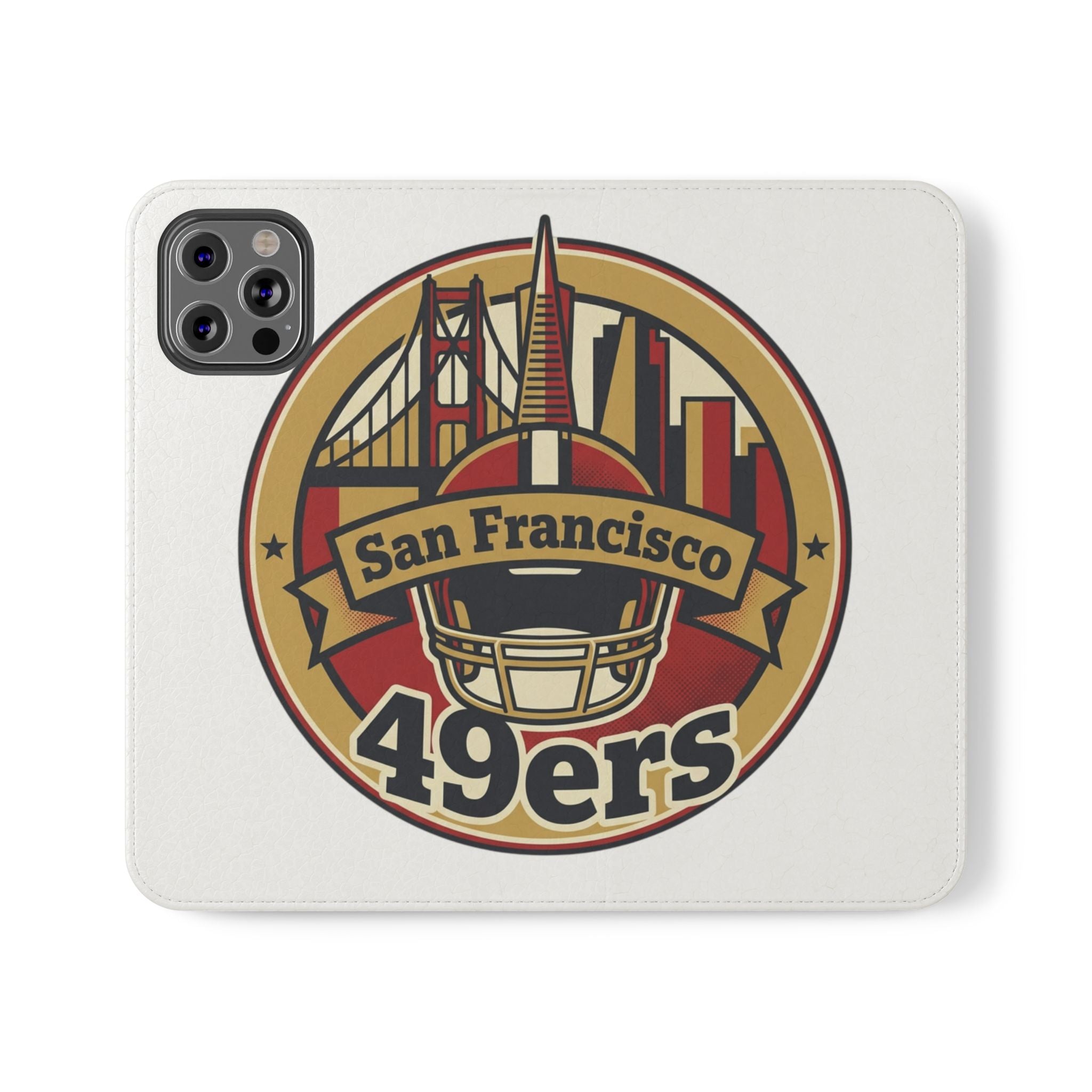 San Francisco 49ers Vintage Logo Flip Case | Phone Wallet