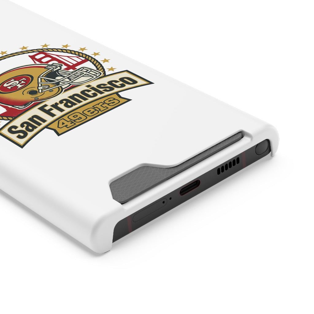 San Francisco 49ers Helmet Phone Case with Card Holder | Team Logo