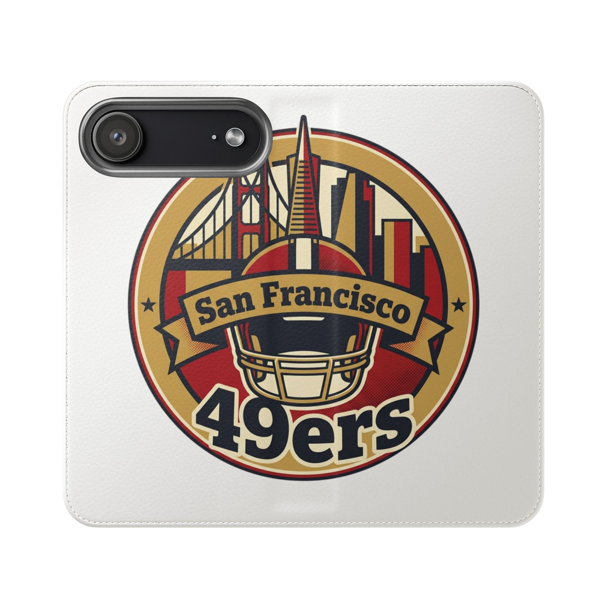 San Francisco 49ers Vintage Logo Flip Case | Phone Wallet