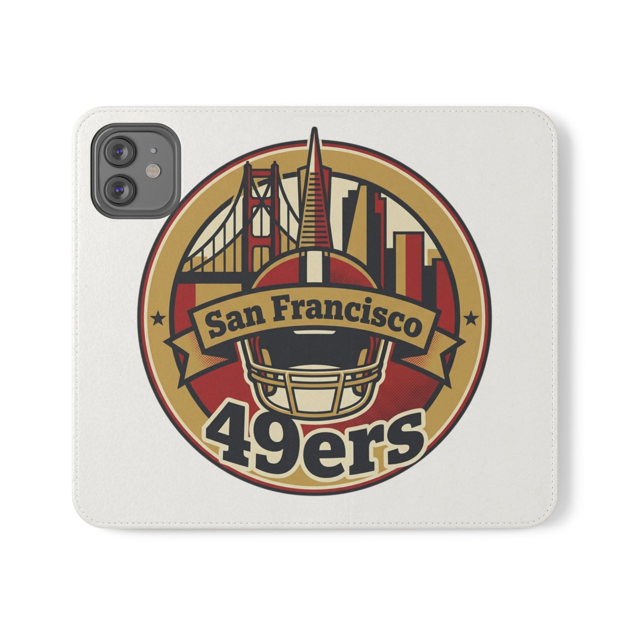San Francisco 49ers Vintage Logo Flip Case | Phone Wallet