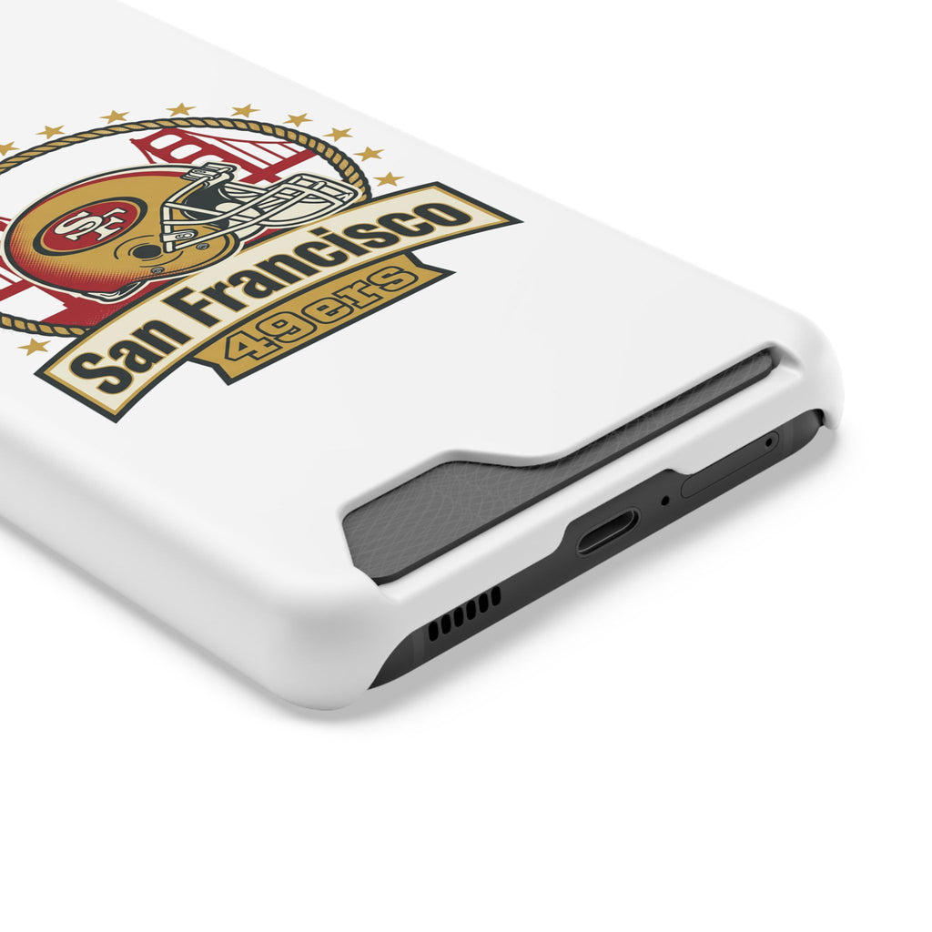 San Francisco 49ers Helmet Phone Case with Card Holder | Team Logo