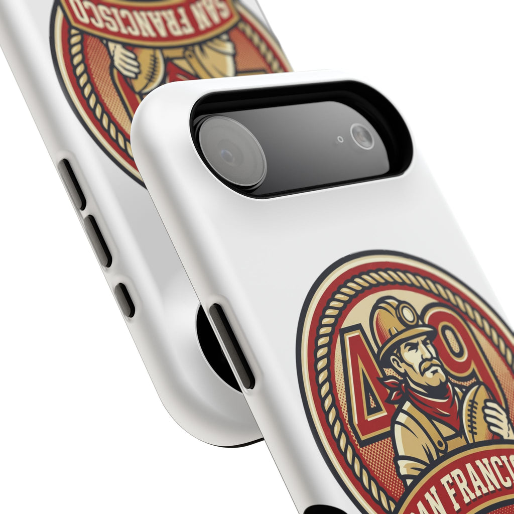 San Francisco 49er Firefighter Badge phone case | Impact-Resistant Case