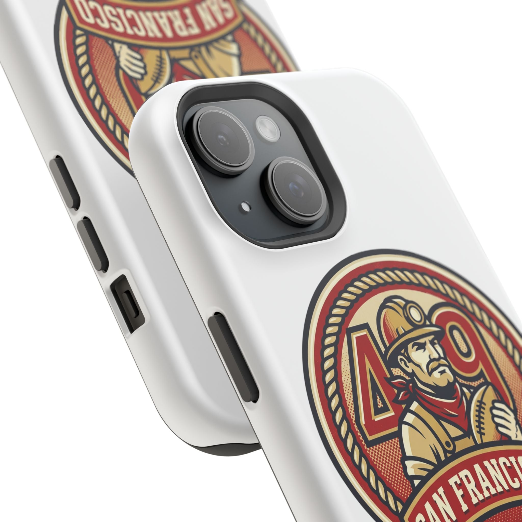 San Francisco 49er Firefighter Badge phone case | Impact-Resistant Case