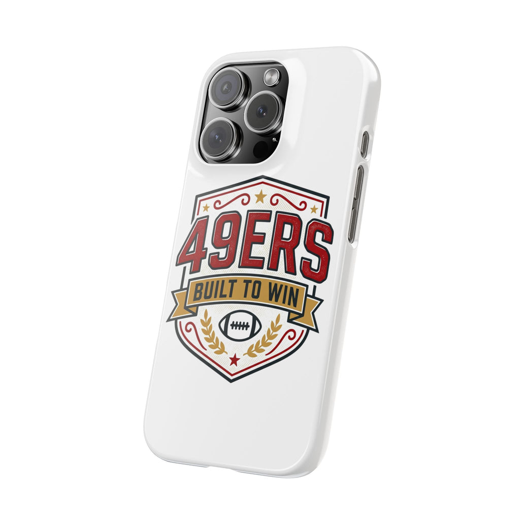49ers Built to Win phone case | Slim Case