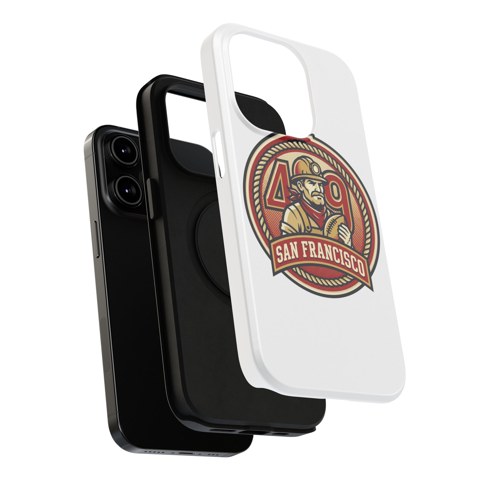 San Francisco 49er Firefighter Badge phone case | Impact-Resistant Case