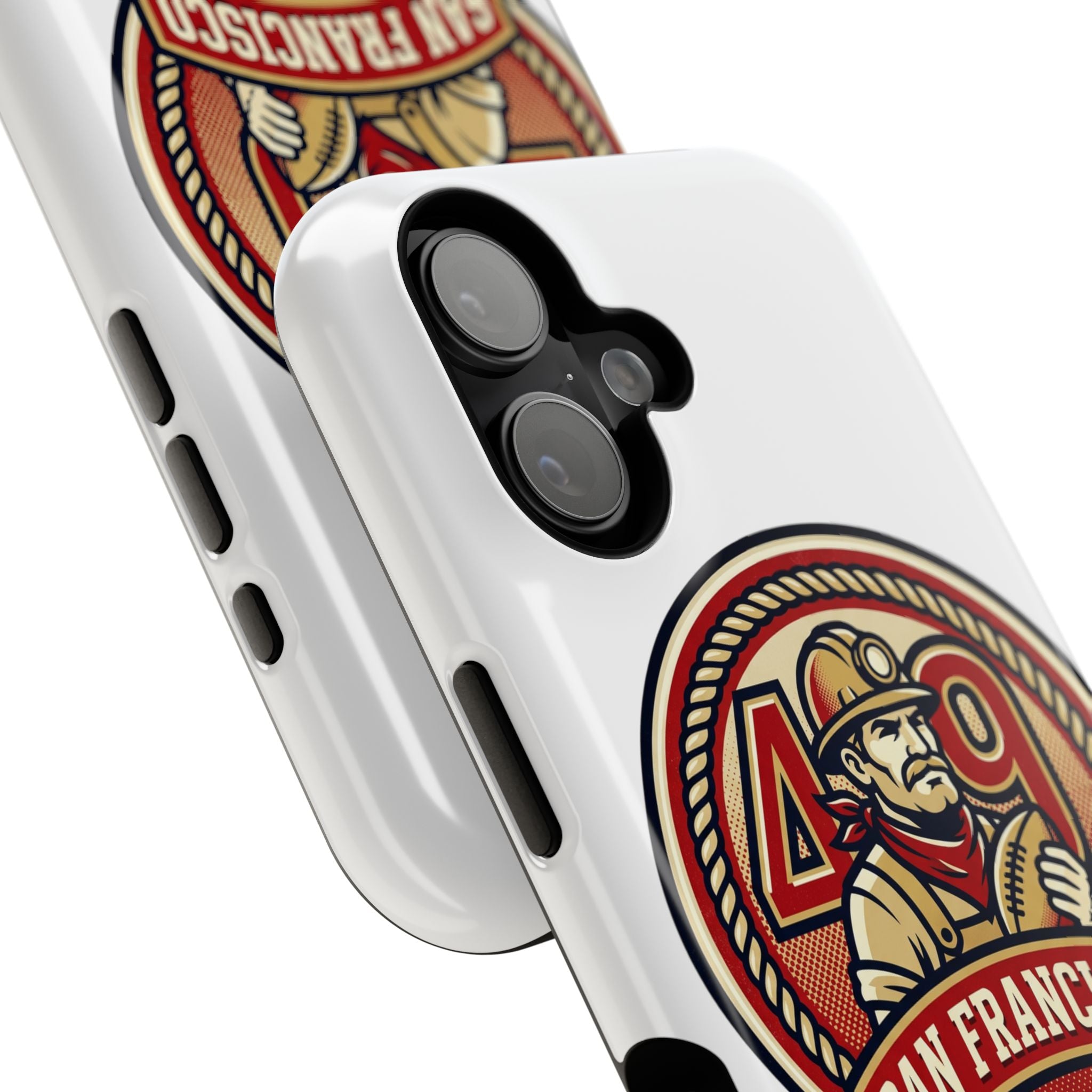 San Francisco 49er Firefighter Badge phone case | Impact-Resistant Case