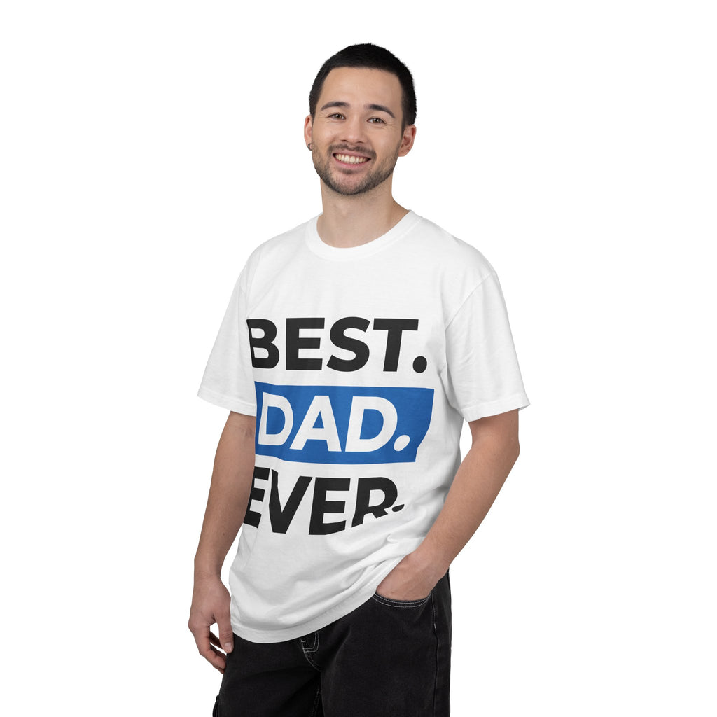 BEST  DAD EVER T-Shirt  Fathers Day Typography Tee
