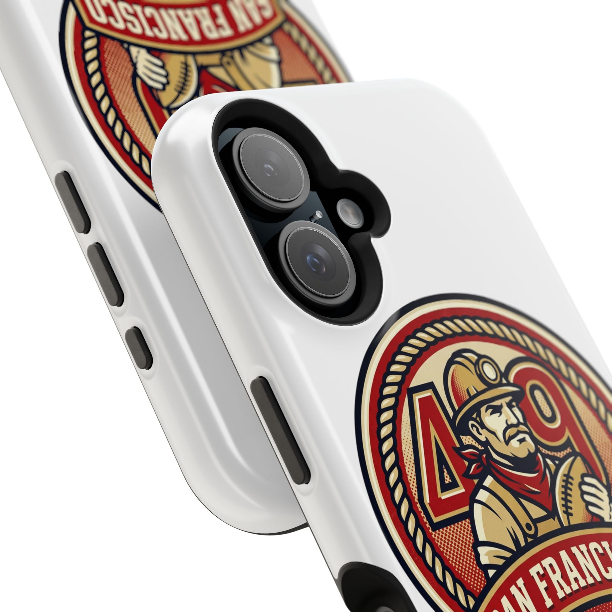 San Francisco 49er Firefighter Badge phone case | Impact-Resistant Case
