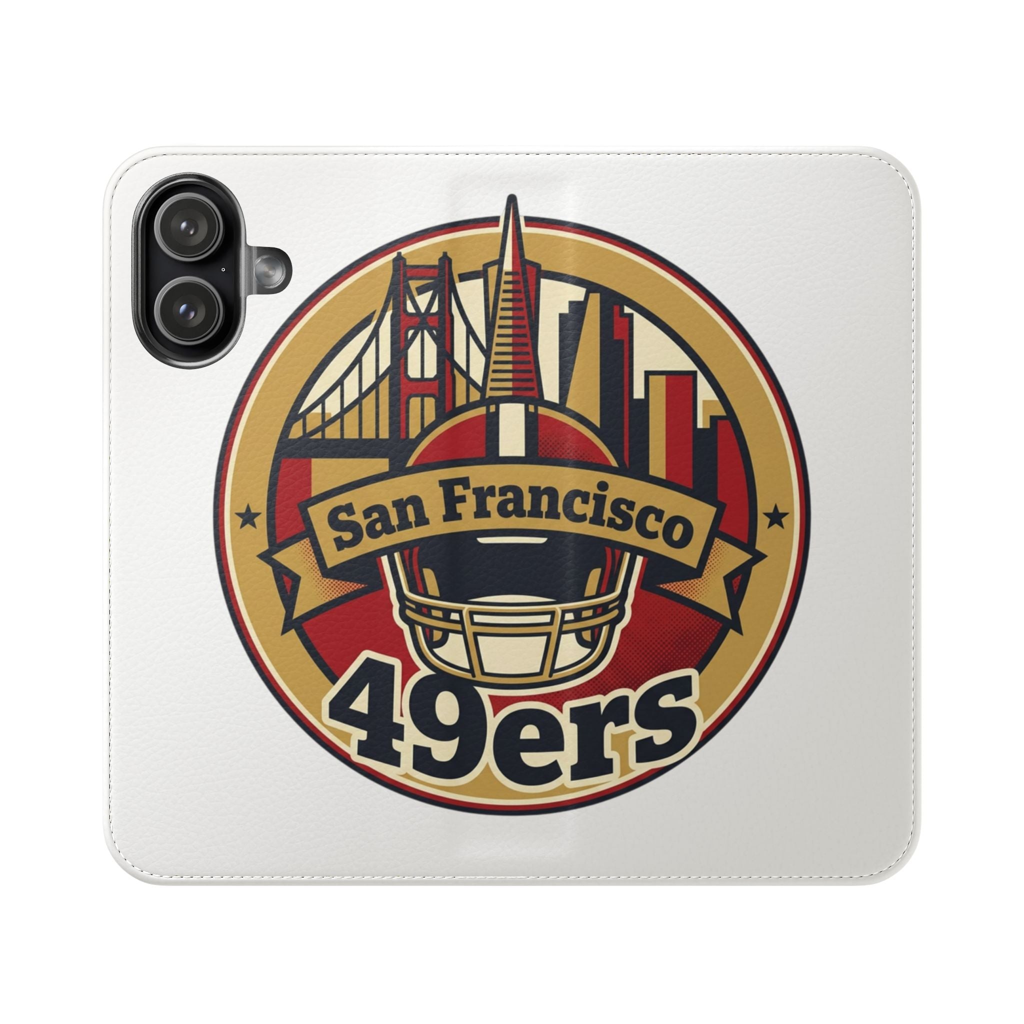 San Francisco 49ers Vintage Logo Flip Case | Phone Wallet