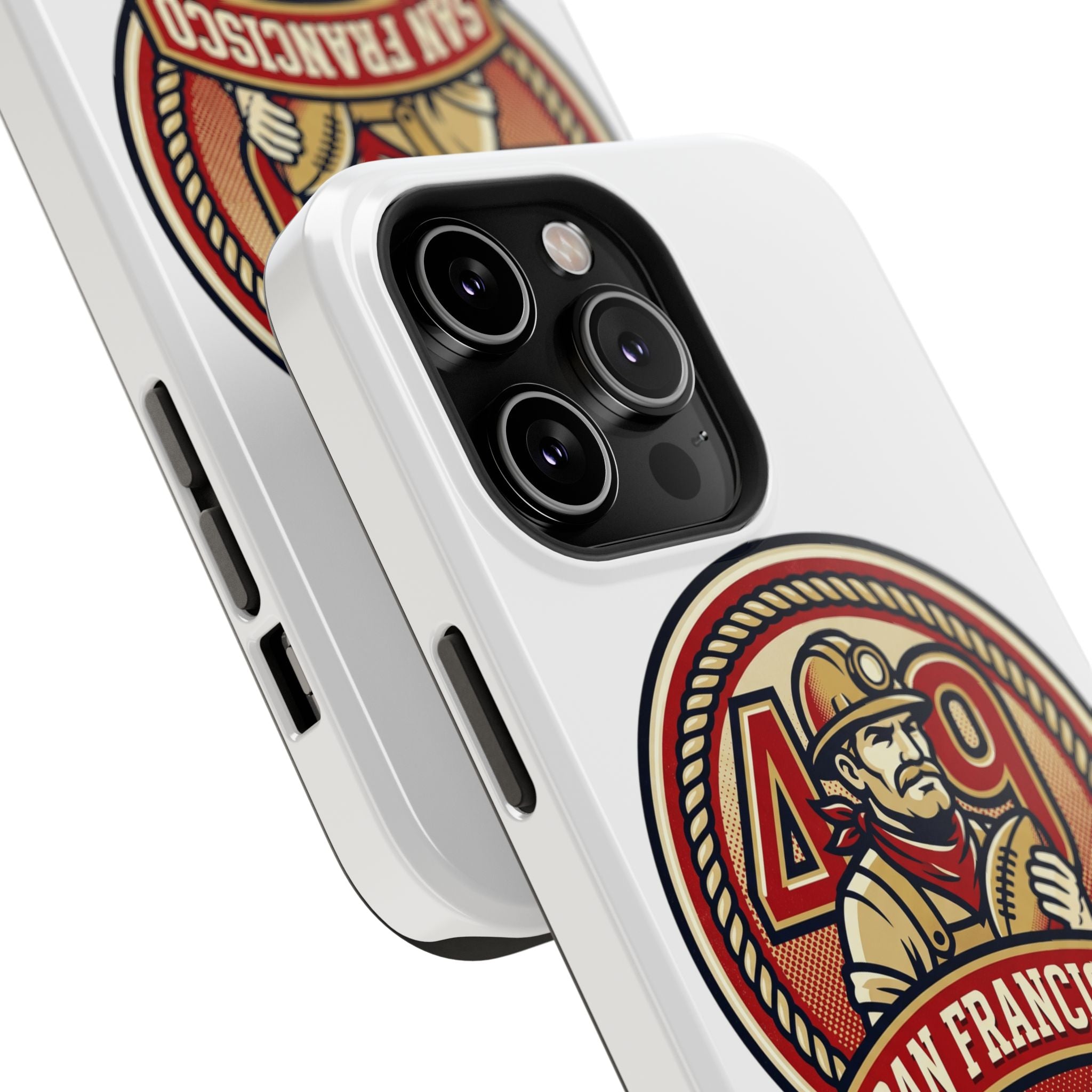 San Francisco 49er Firefighter Badge phone case | Impact-Resistant Case