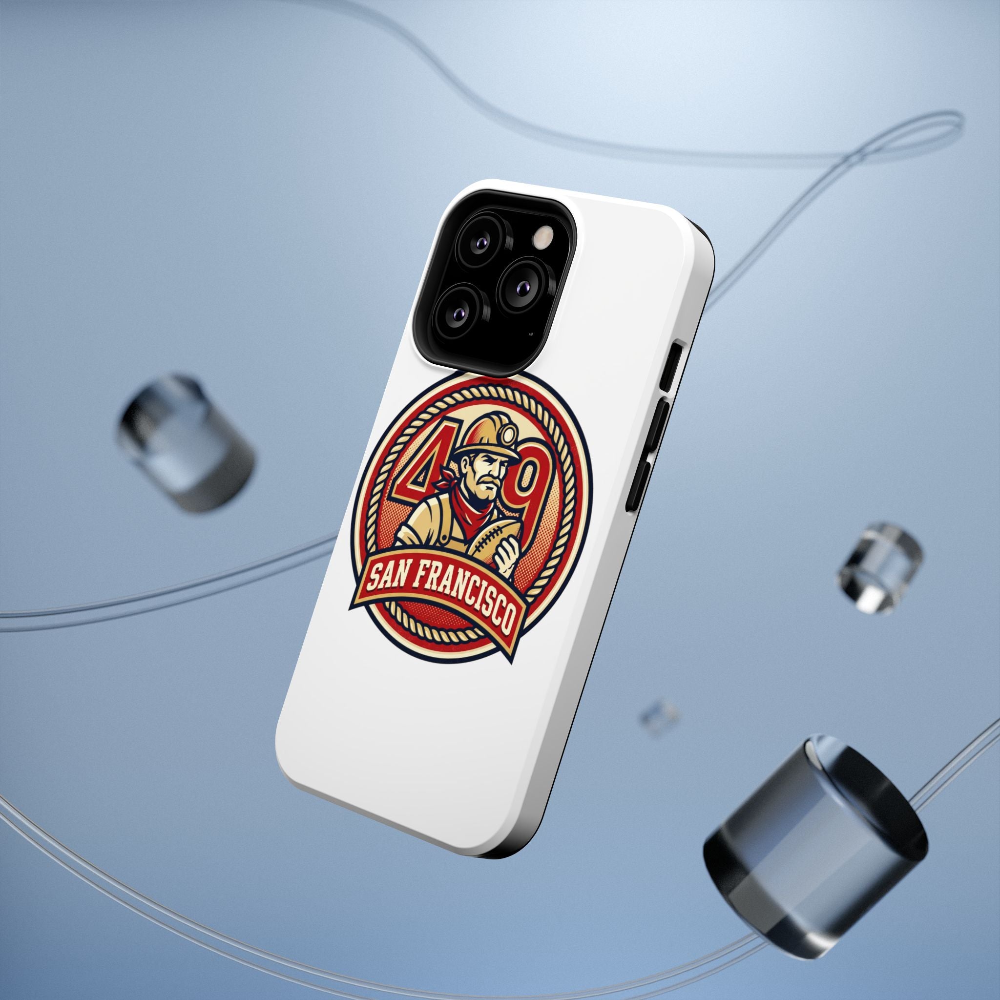 San Francisco 49er Firefighter Badge phone case | Impact-Resistant Case