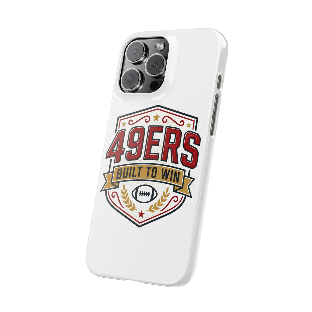 49ers Built to Win phone case | Slim Case