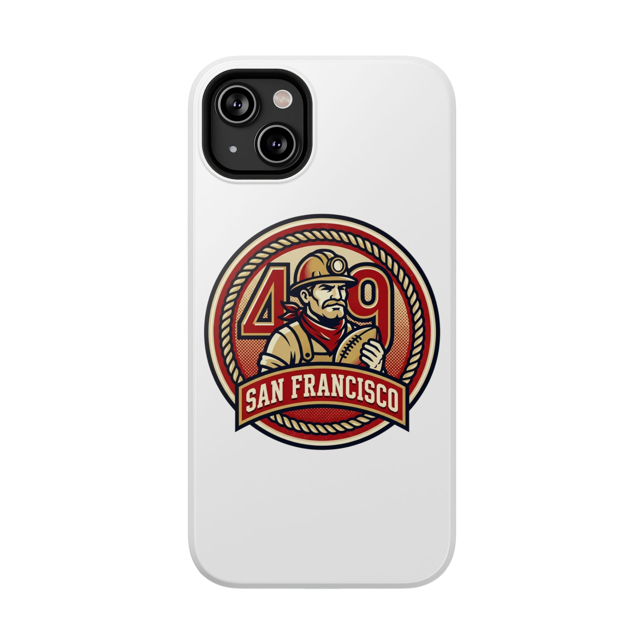 San Francisco 49er Firefighter Badge phone case | Impact-Resistant Case