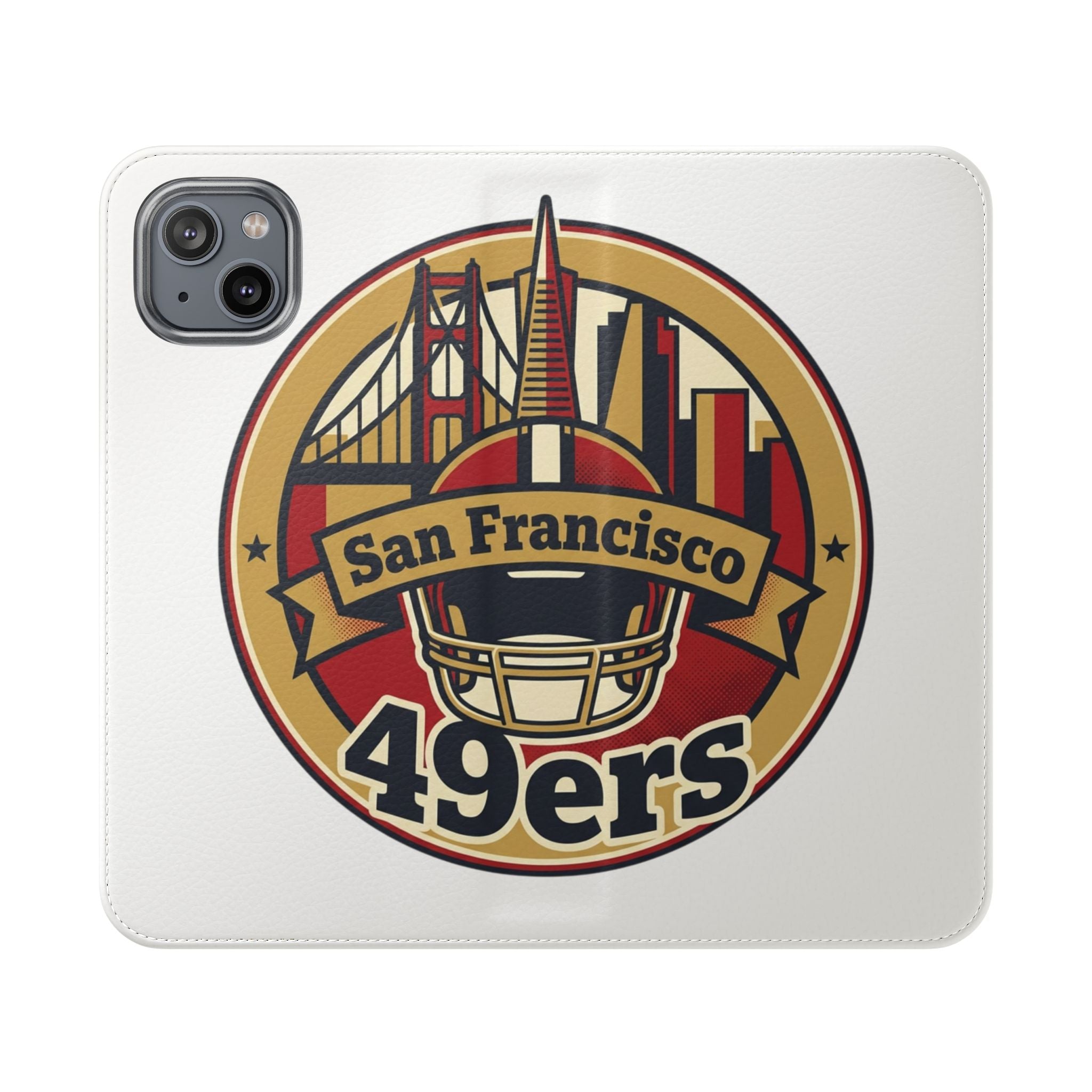 San Francisco 49ers Vintage Logo Flip Case | Phone Wallet