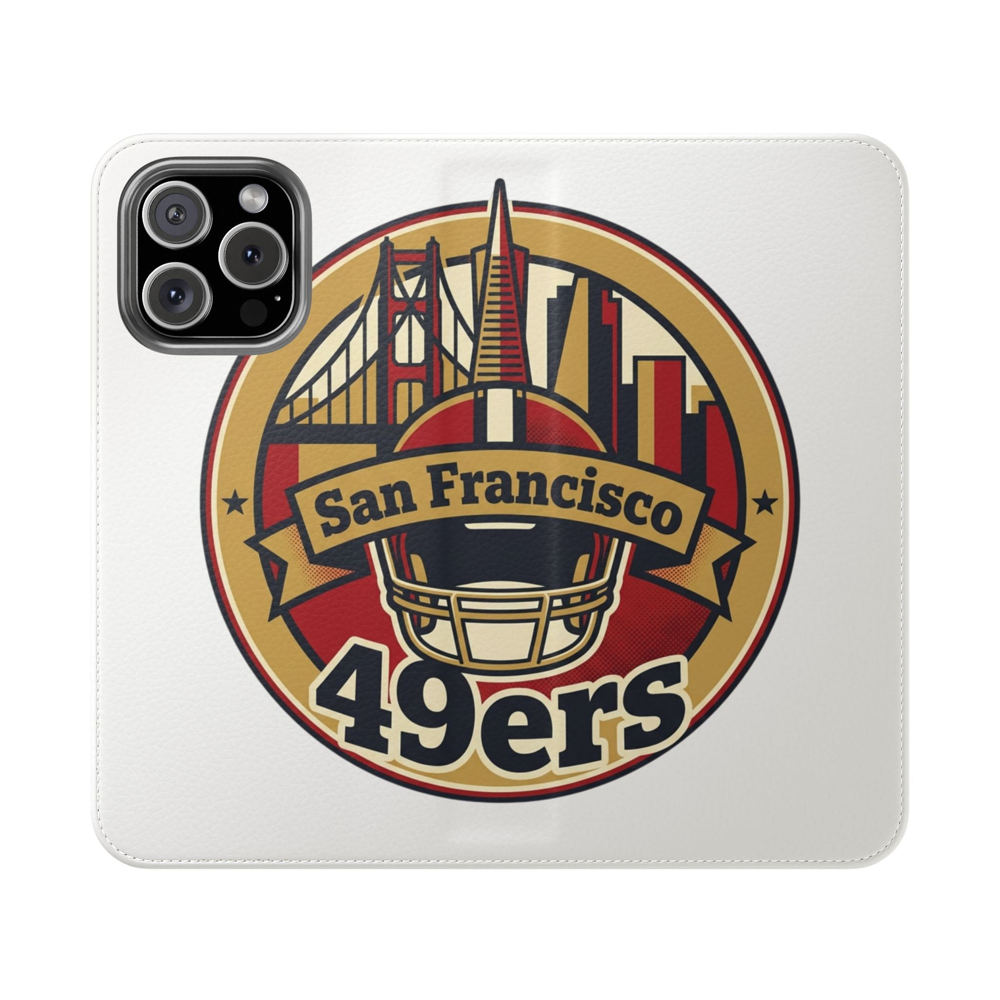 San Francisco 49ers Vintage Logo Flip Case | Phone Wallet