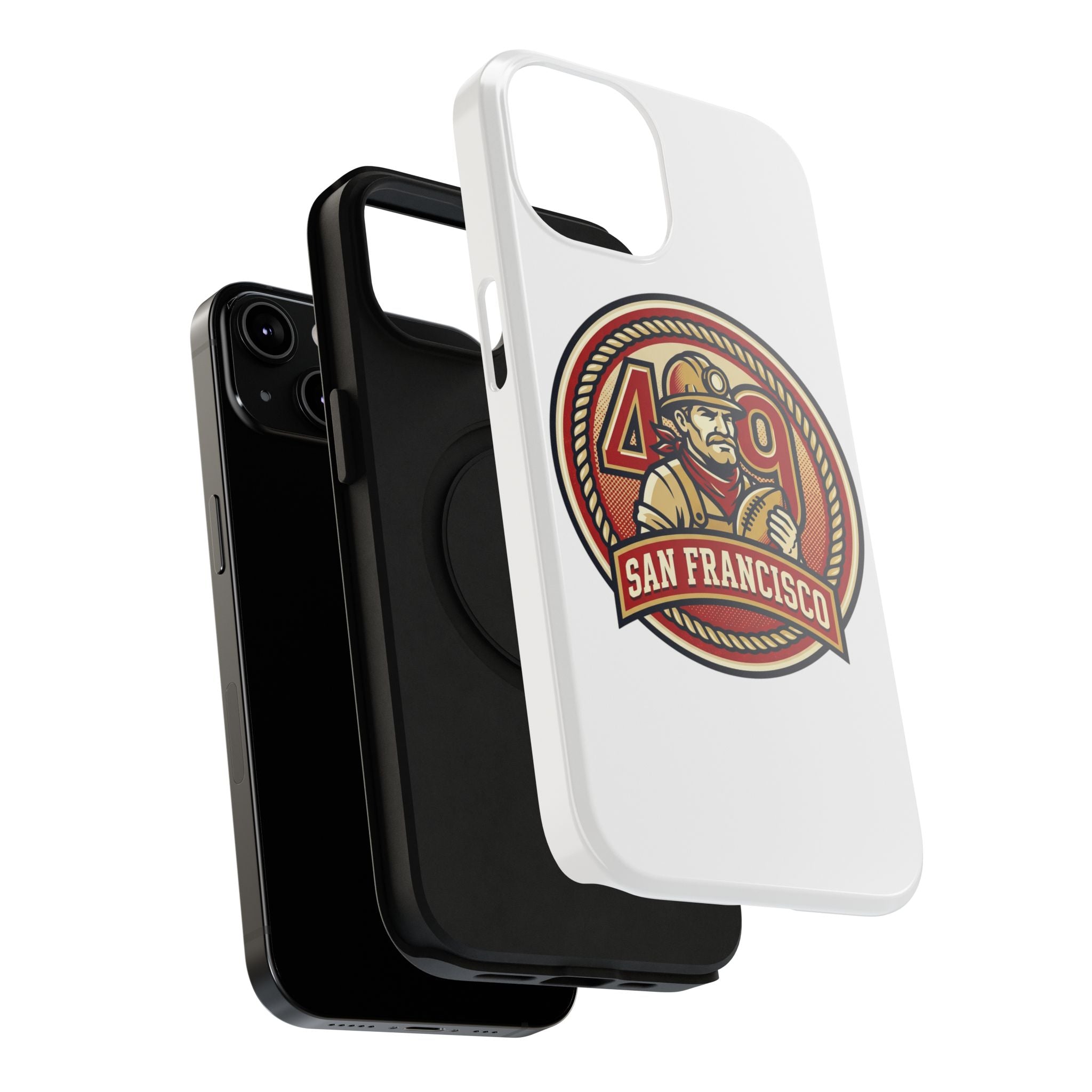 San Francisco 49er Firefighter Badge phone case | Impact-Resistant Case