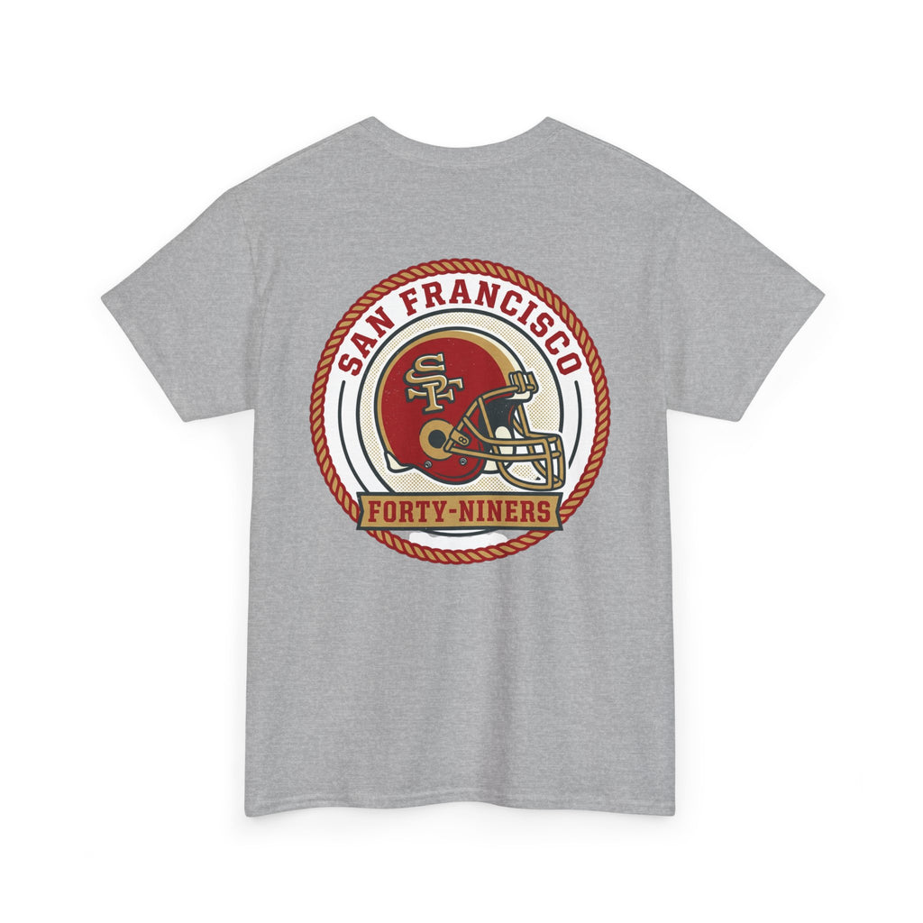 San Francisco 49ers Helmet Tee | Vintage Football Logo Shirt