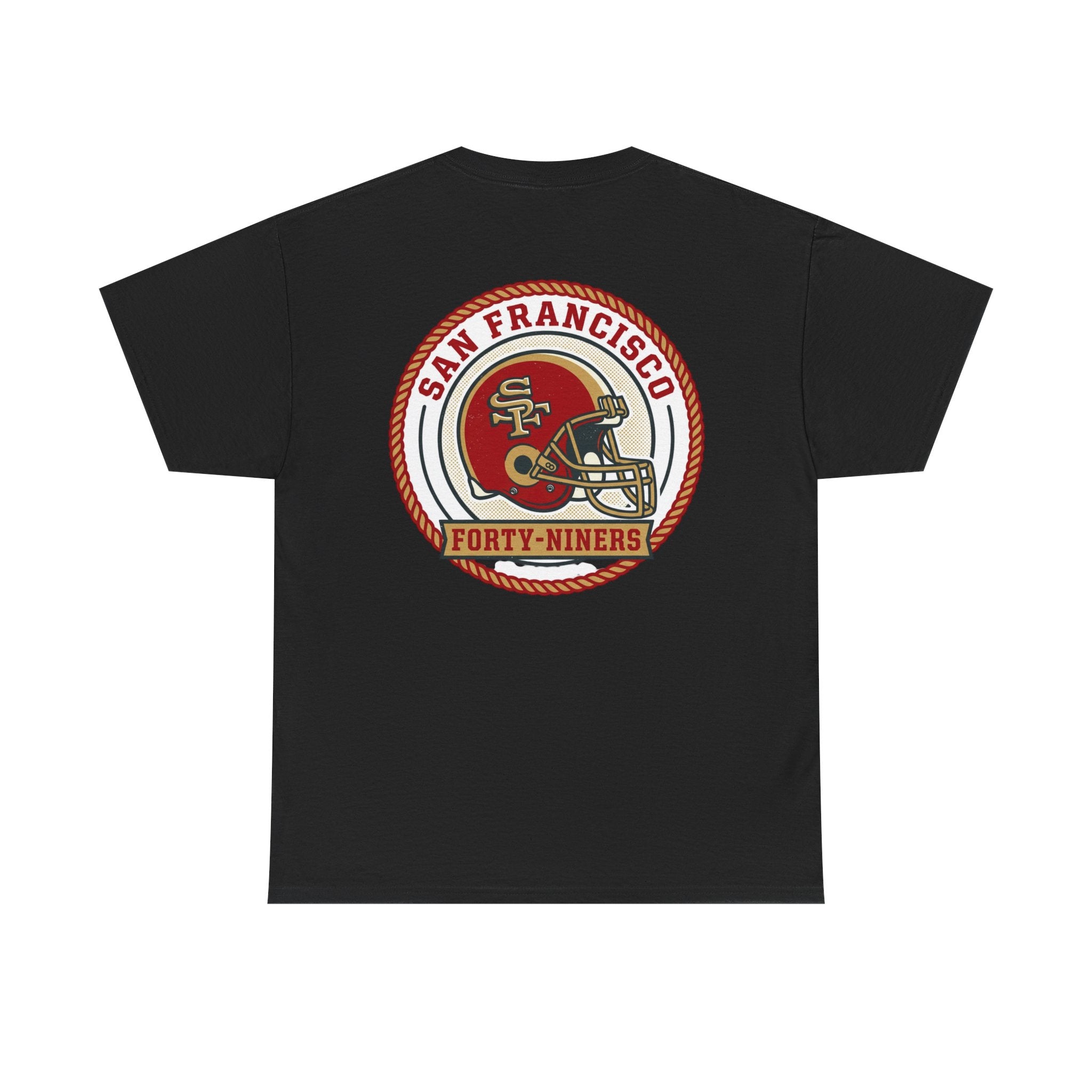 San Francisco 49ers Helmet Tee | Vintage Football Logo Shirt