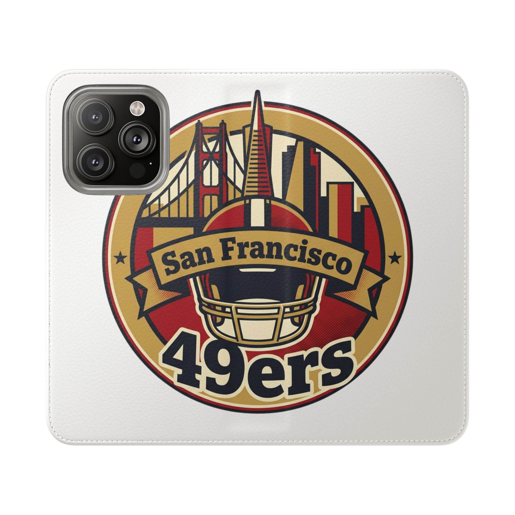 San Francisco 49ers Vintage Logo Flip Case | Phone Wallet
