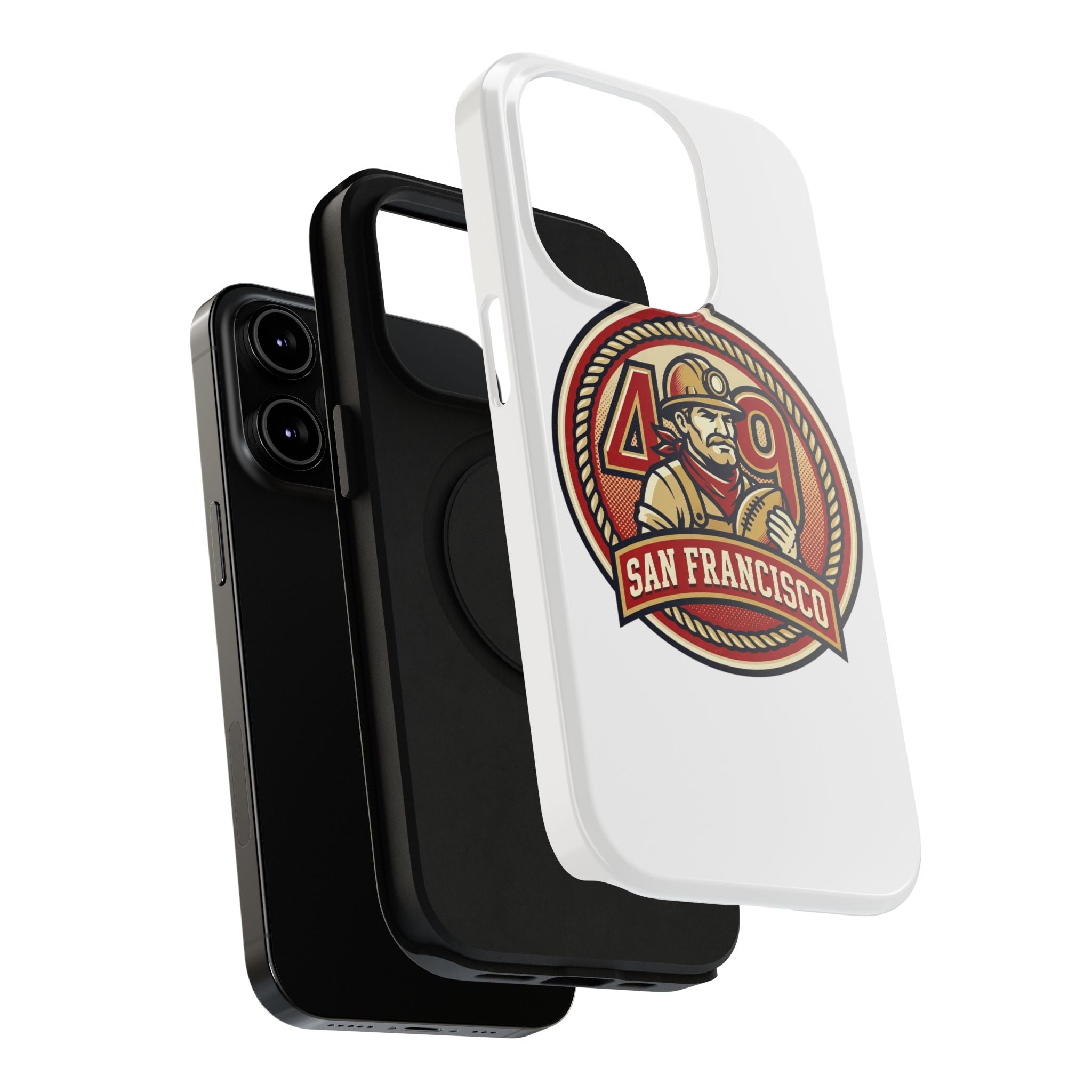 San Francisco 49er Firefighter Badge phone case | Impact-Resistant Case
