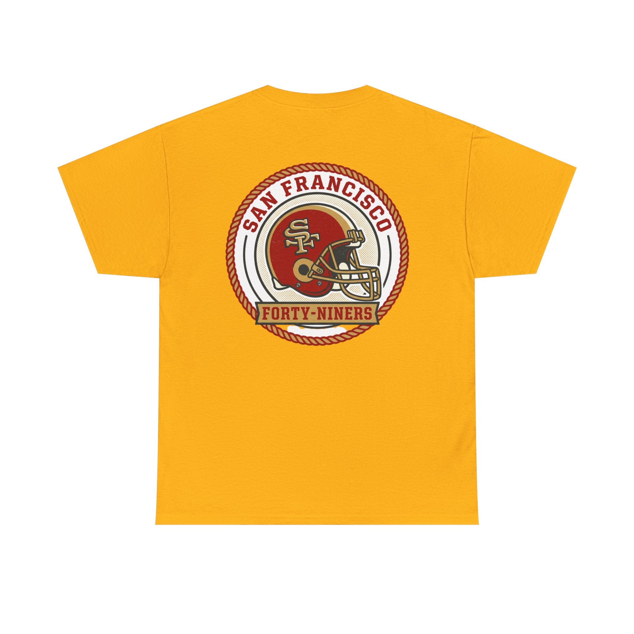 San Francisco 49ers Helmet Tee | Vintage Football Logo Shirt