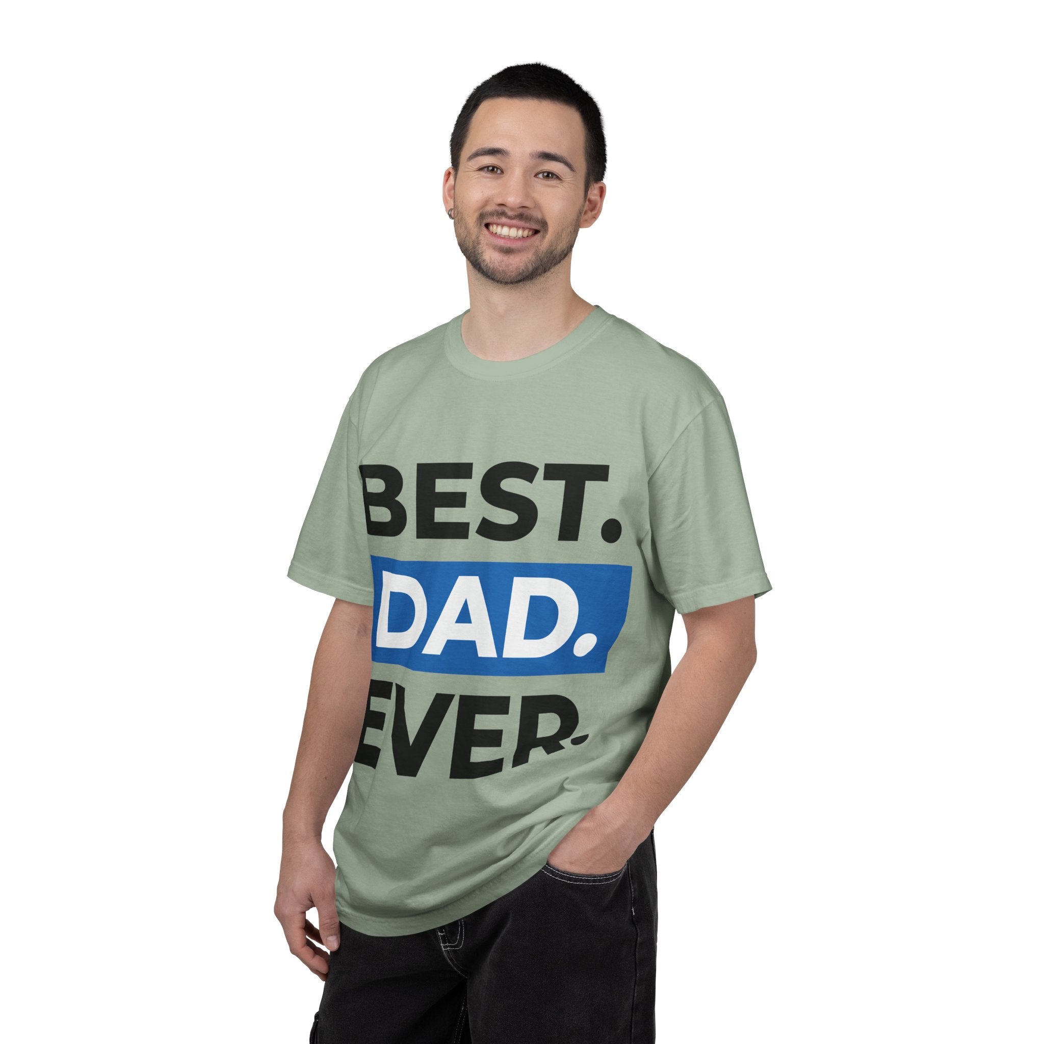 BEST  DAD EVER T-Shirt  Fathers Day Typography Tee
