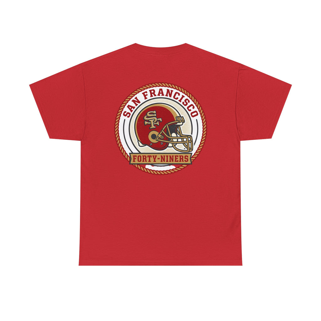 San Francisco 49ers Helmet Tee | Vintage Football Logo Shirt