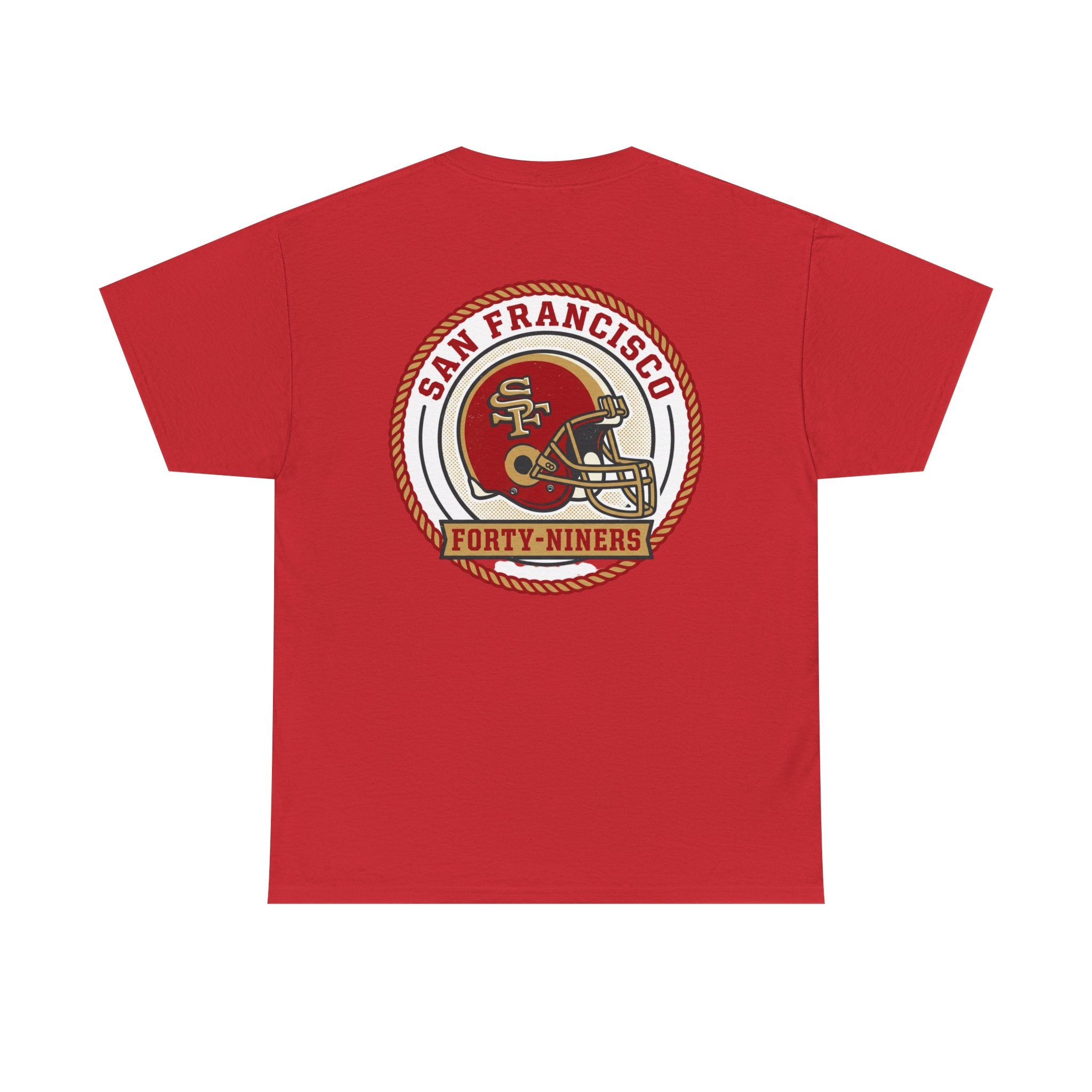 San Francisco 49ers Helmet Tee | Vintage Football Logo Shirt