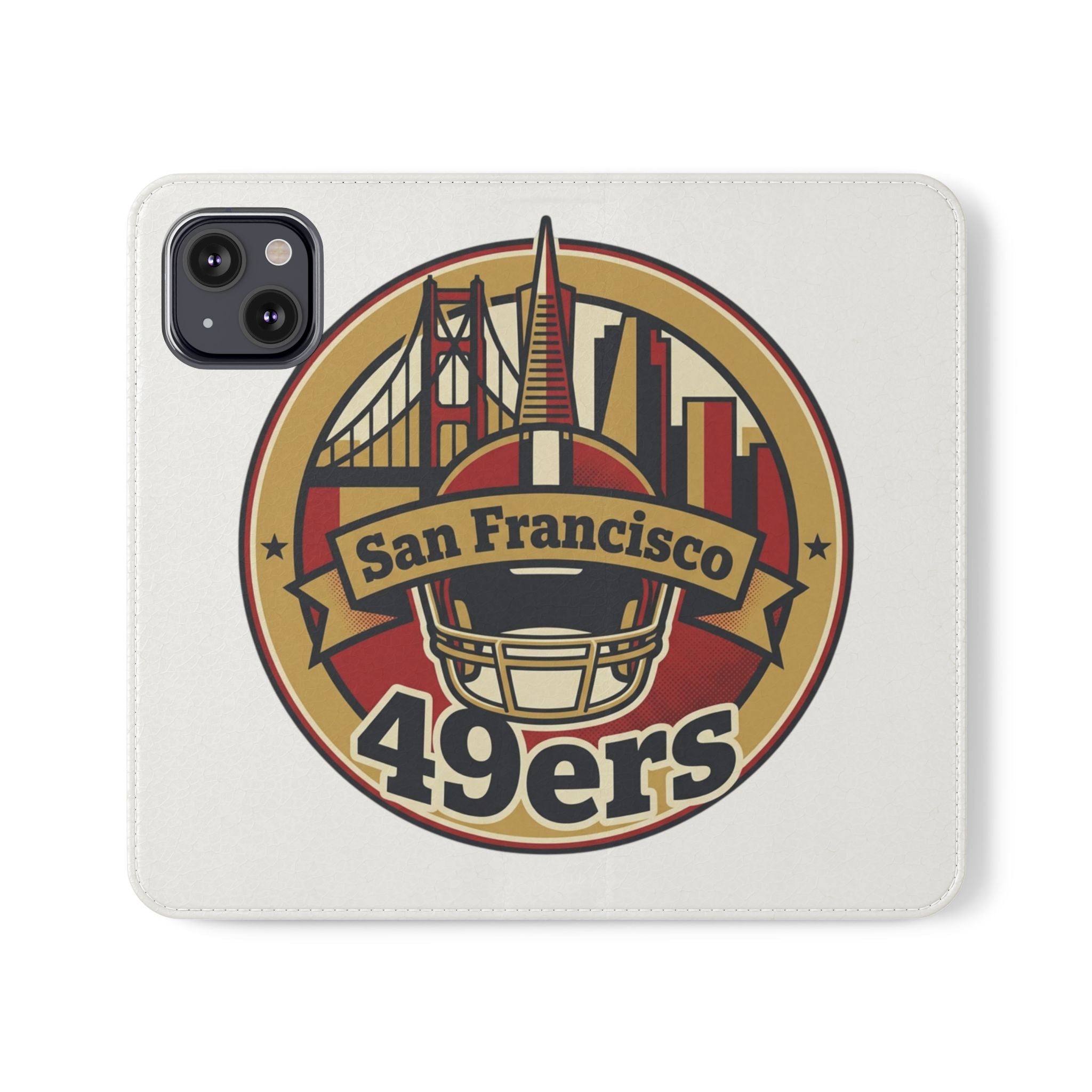 San Francisco 49ers Vintage Logo Flip Case | Phone Wallet