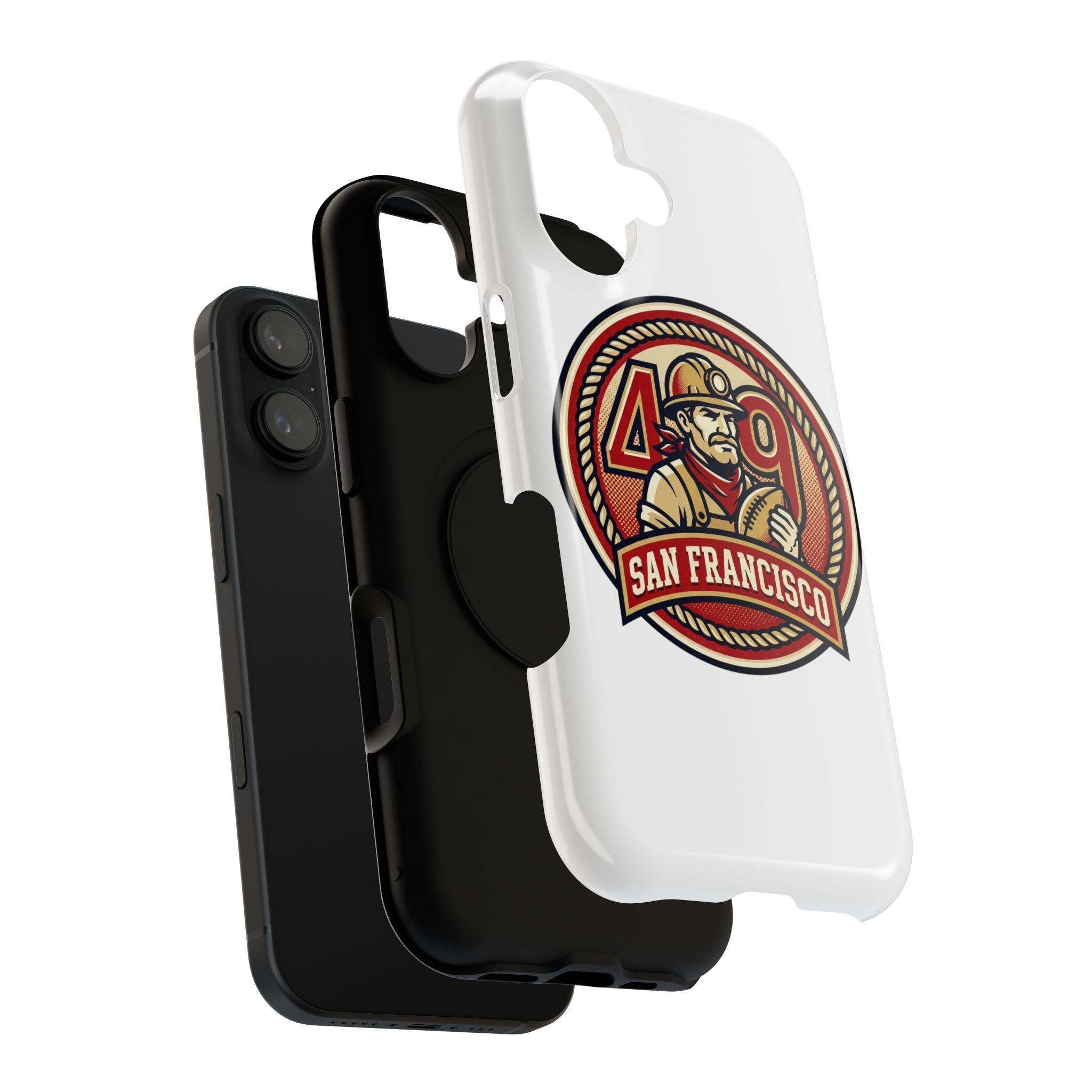 San Francisco 49er Firefighter Badge phone case | Impact-Resistant Case