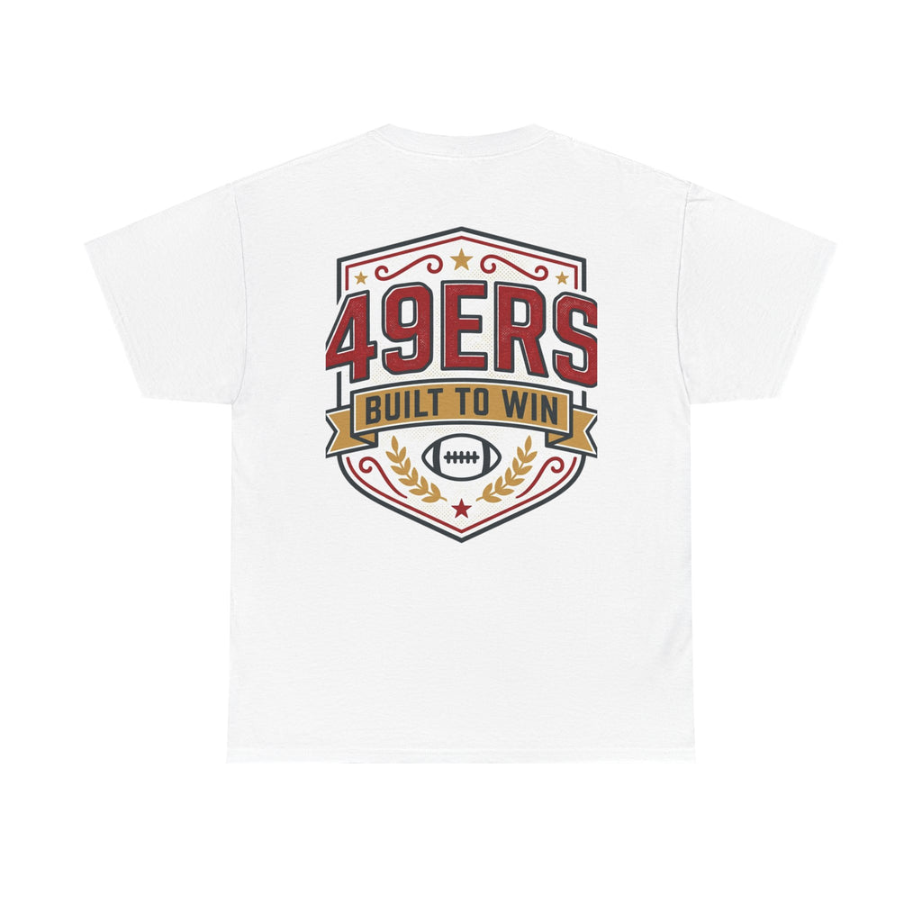 49ers Built to Win Tee | Football Shield Team Spirit