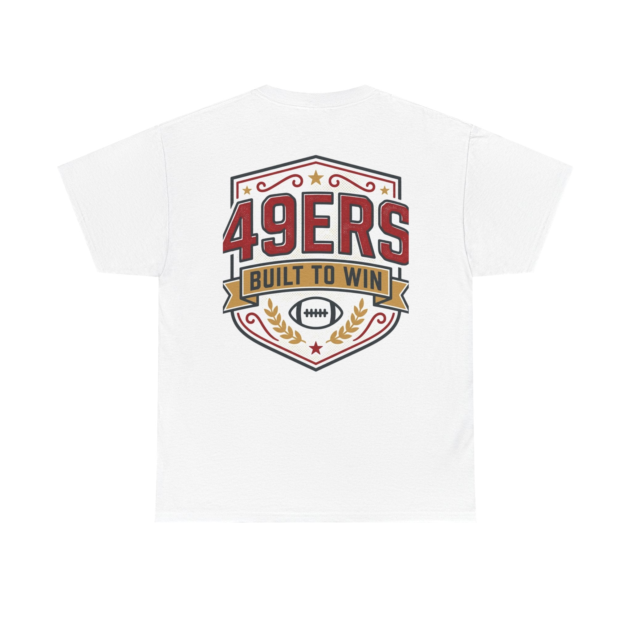 49ers Built to Win Tee | Football Shield Team Spirit